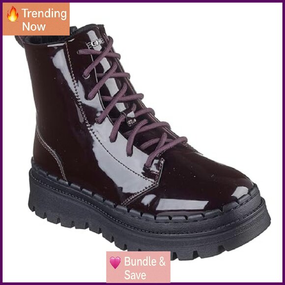 Women's Memory Foam Platform Boots with Faux Fur Lining - Picture 7 of 7